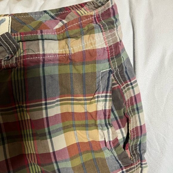 Mens American Eagle Plaid Casual Shorts Sz 32 100% Cotton - Picture 4 of 5